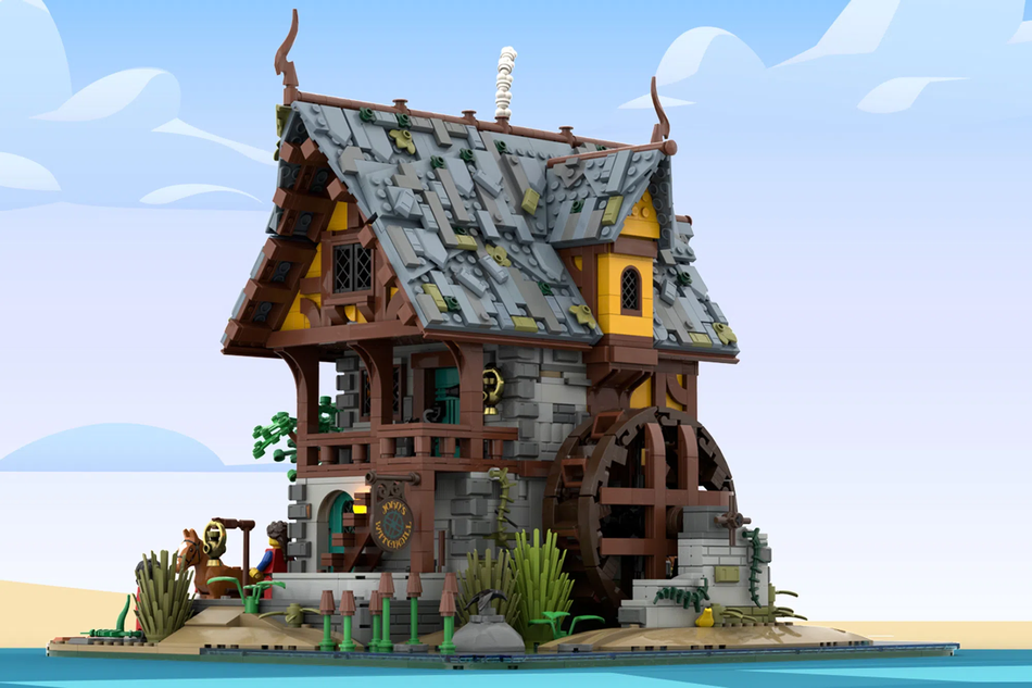 LEGO IDEAS - JOHN'S MEDIEVAL WATERMILL by Mind The Brick - Il Mastro  Costruttore