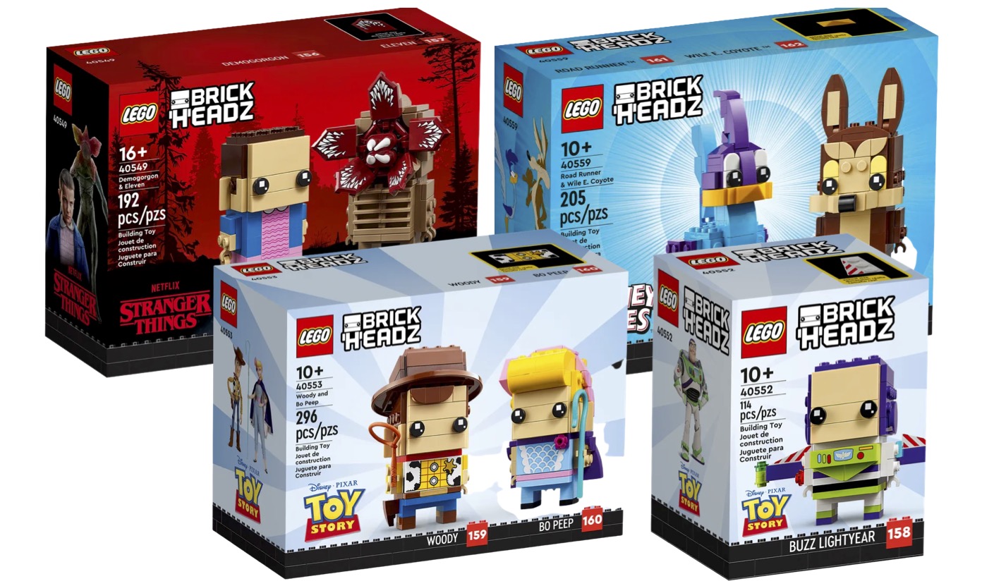 Ufficializzati nuovi LEGO Brickheadz: Toy Story, Stanger Things, Looney  Tunes - Il Mastro Costruttore