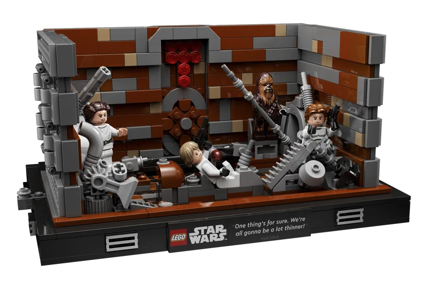 Ufficializzato LEGO Star Wars 75339 Diorama Compattatore di rifiuti Morte  Nera! - Il Mastro Costruttore